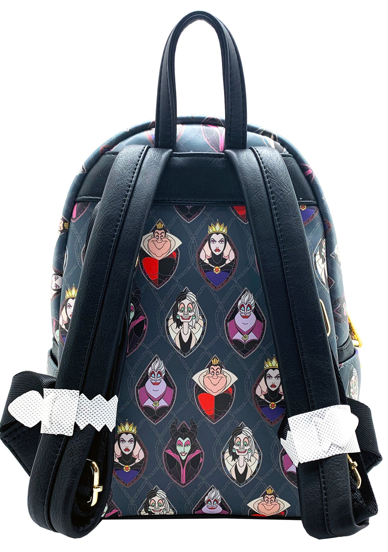 X LASR Exclusives Disney Villains Stained Glass Mini Backpack