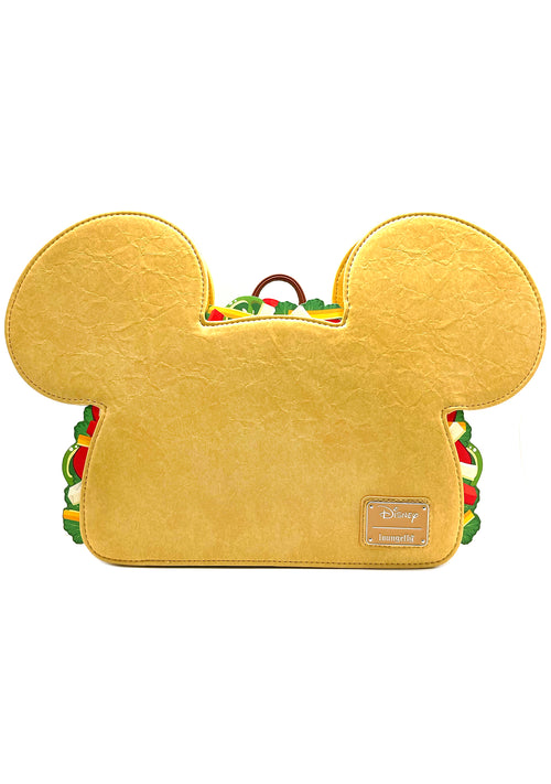 Loungefly X LASR Exclusive Disney Mickey Taco Convertible Mini Backpack