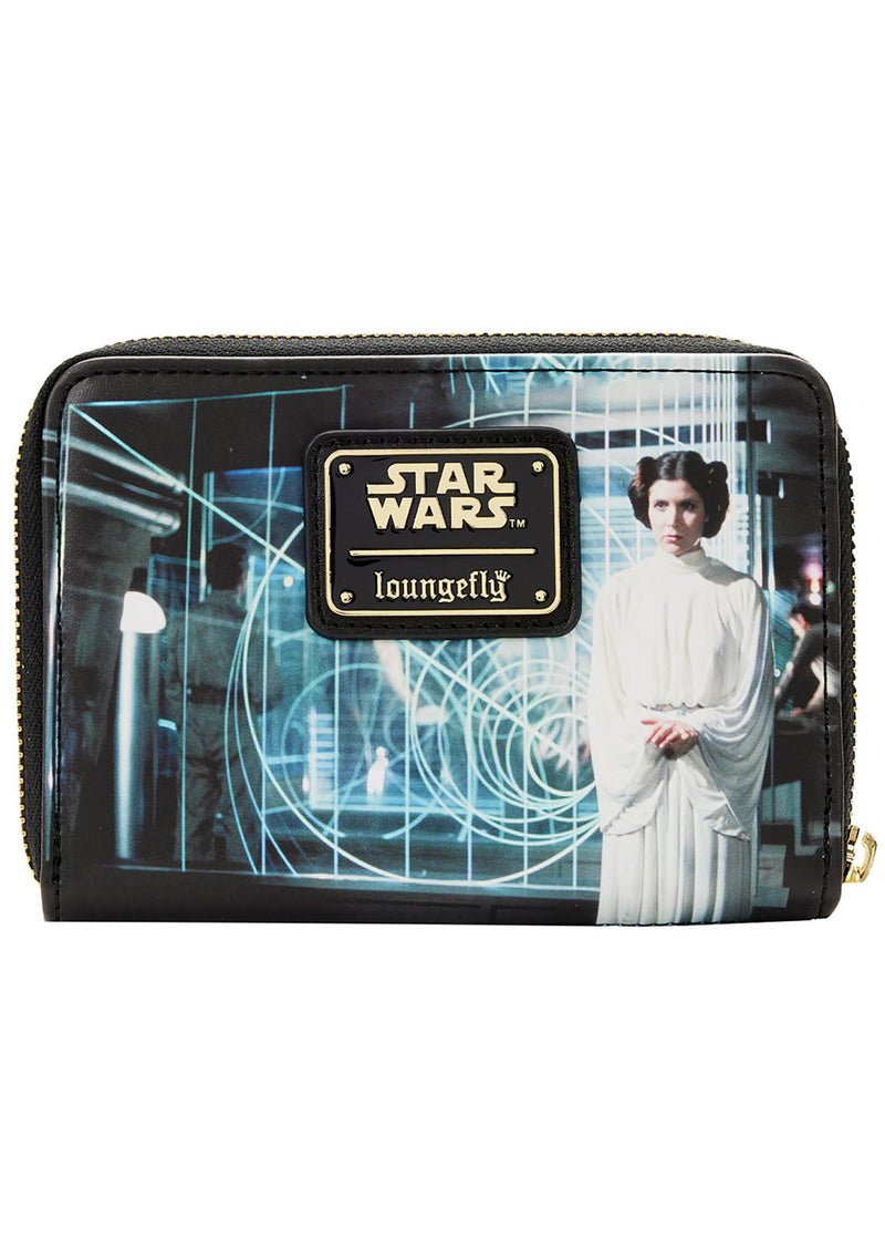 Star Wars A New Hope Scenes Zip Around Wallet