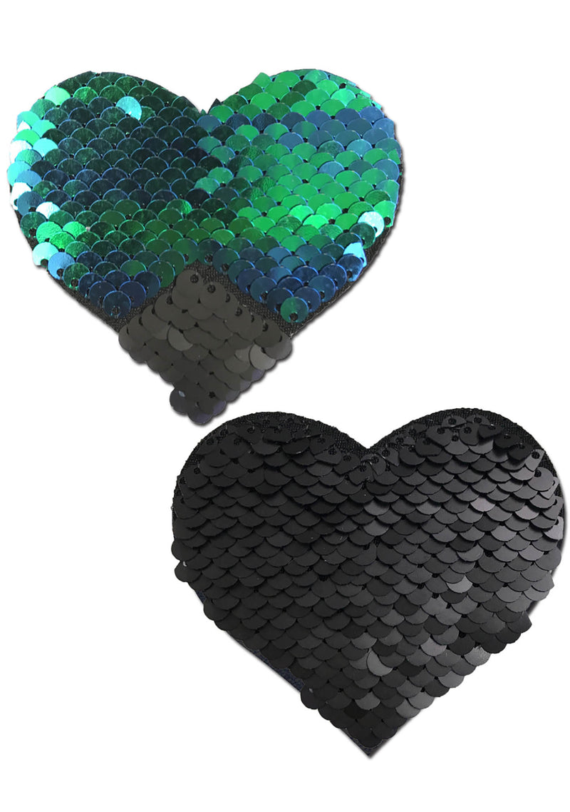 PASTEASE  Shop Pastease Love Color Changing Sequin Heart Nipple