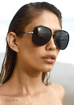 Quay Australia Needing Fame Sunglasses in Black