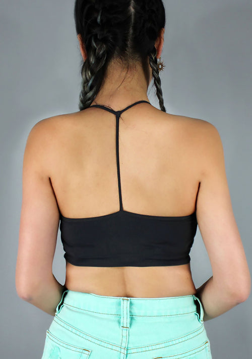 Seams Lovely Lavania Bralette in Charcoal