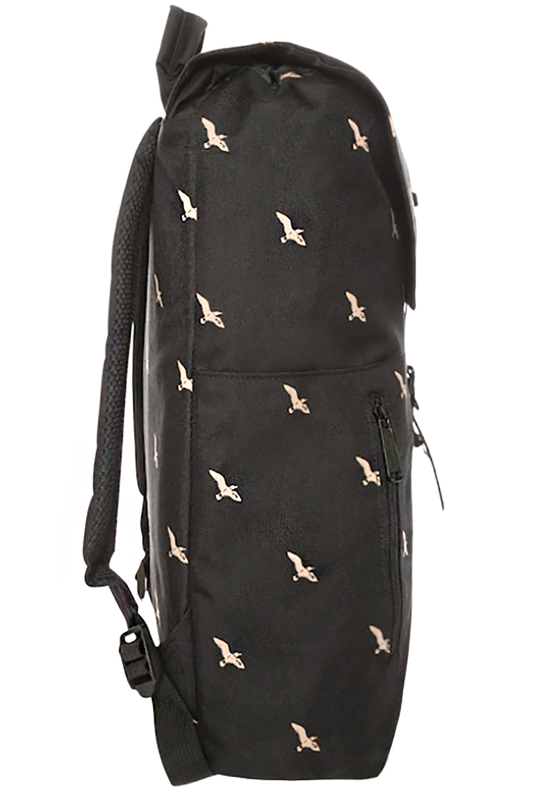 Golden Raven Festival Backpack in Black