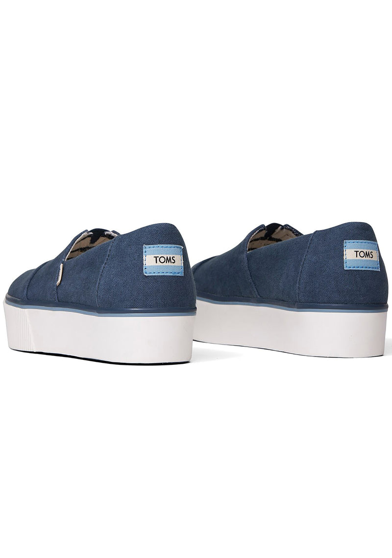 Alpargata Blue Vintage Canvas Boardwalk Sneakers