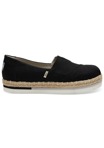 Toms alpargata suede platform espadrille cheap