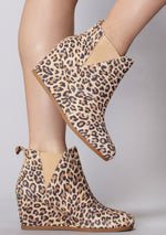 Kelsey Suede Boot in Leopard