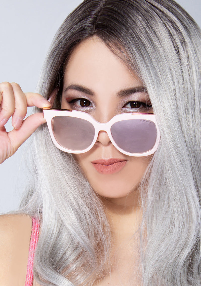 Coco Sunglasses in Rose Gold