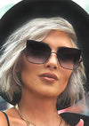 X Raya Vixen Sunglasses in Black Fade