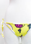 Wildfox Swim Emoji Print Reversible Classic String Bikini Bottom