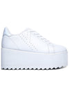 Lala Platform Sneakers in White