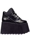 Qozmo Hi 2 Platform Sneakers in Black