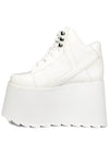 Qozmo Hi 2 Platform Sneakers in White