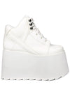 Qozmo Hi 2 Platform Sneakers in White
