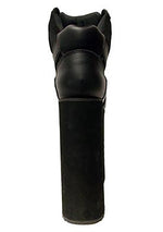 Qozmo Sky Hi Platform Sneakers in Black