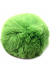 7 LUXE Single Puff Ball Pin Clip in Green
