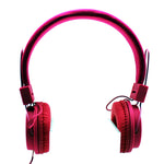 Mesh Stereo Headphones in Pink